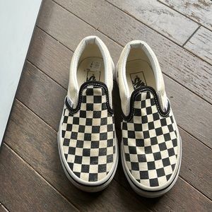 Classic Checkerboard Vans Kids size 13